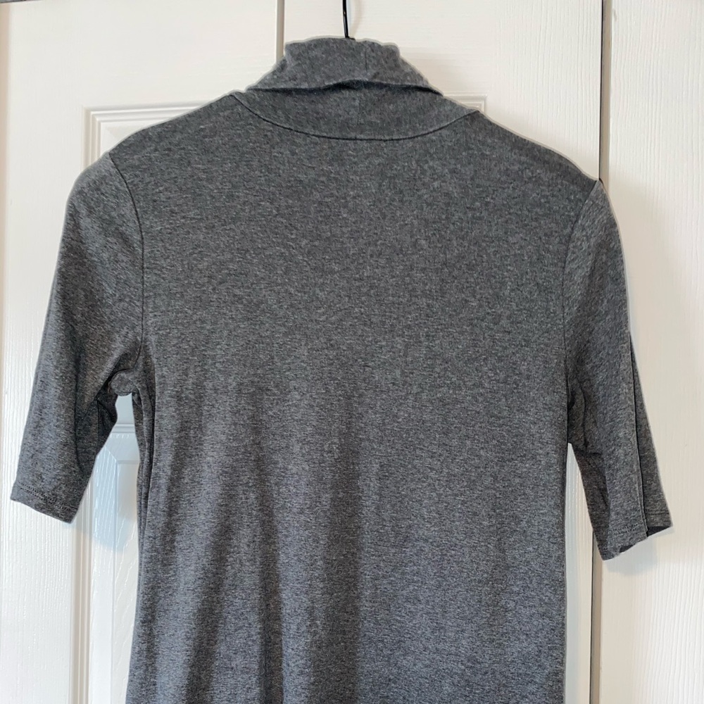 Gray turtleneck tee - Picture 2 of 3